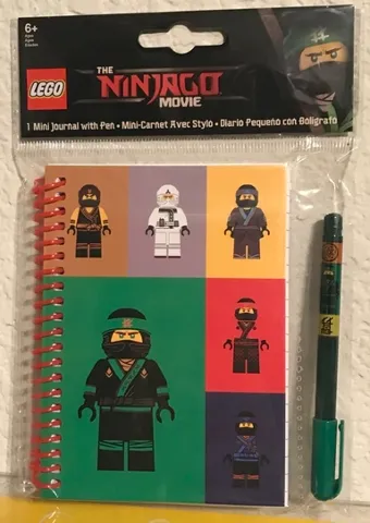 Notebook, The LEGO NINJAGO Movie with Pen, Spiral Bound