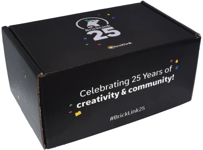 BrickLink 25th Anniversary Giveaway Gift Box