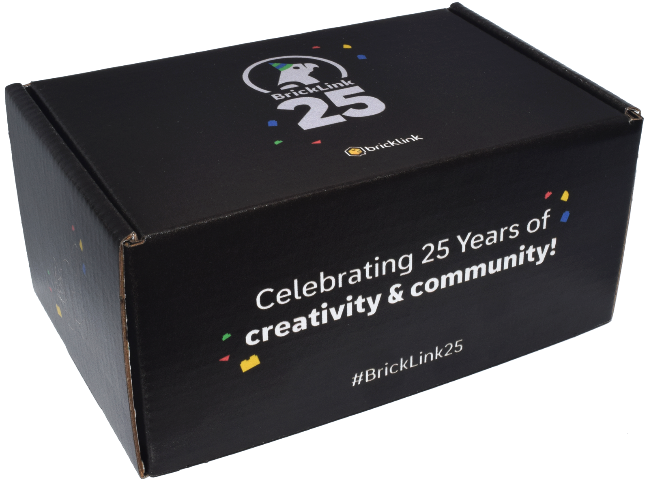 BrickLink 25th Anniversary Giveaway Gift Box
