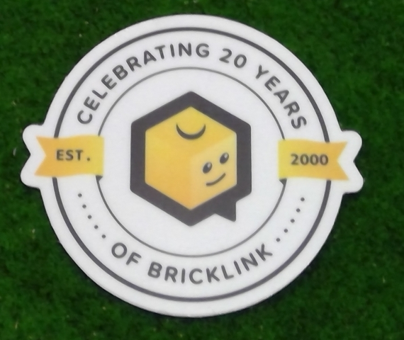 Sticker Sheet, BrickLink 20th Anniversary Vinyl