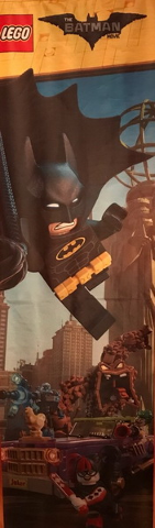 Display Flag Cloth, The LEGO Batman Movie, Batman and Joker Lowrider, Narrow