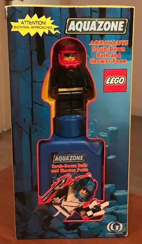 Bath and Shower Foam, Bottle with Aquanaut Minifigure Black