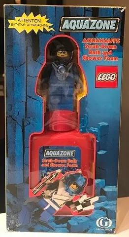 Bath and Shower Foam, Bottle with Aquanaut Minifigure Blue