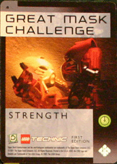BIONICLE Great Mask Challenge Game Card   4