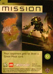 BIONICLE Great Mask Challenge Game Card  13