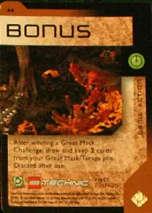 BIONICLE Great Mask Challenge Game Card  34