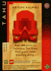 BIONICLE Great Mask Challenge Game Card  44