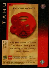 BIONICLE Great Mask Challenge Game Card  47