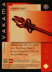 BIONICLE Great Mask Challenge Game Card  49