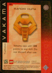 BIONICLE Great Mask Challenge Game Card  50