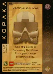 BIONICLE Great Mask Challenge Game Card  54