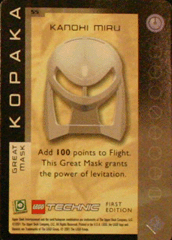 BIONICLE Great Mask Challenge Game Card  55
