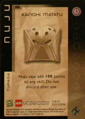 BIONICLE Great Mask Challenge Game Card  60