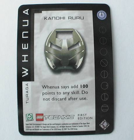 BIONICLE Great Mask Challenge Game Card  70
