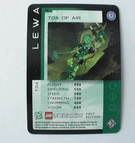 BIONICLE Great Mask Challenge Game Card  71