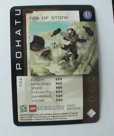 BIONICLE Great Mask Challenge Game Card  81