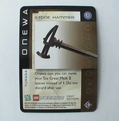 BIONICLE Great Mask Challenge Game Card  89