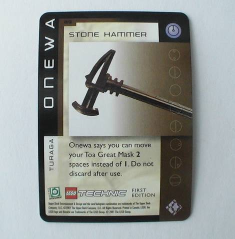 BIONICLE Great Mask Challenge Game Card  89