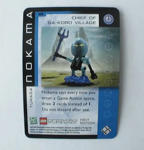 BIONICLE Great Mask Challenge Game Card  98