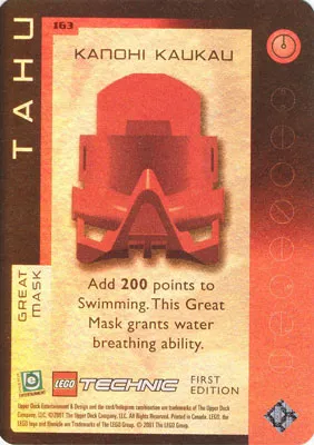 BIONICLE Great Mask Challenge Game Card 163