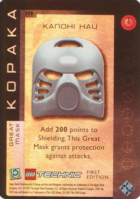 BIONICLE Great Mask Challenge Game Card 171