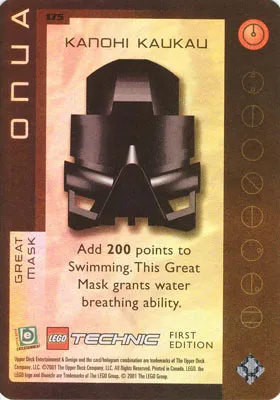 BIONICLE Great Mask Challenge Game Card 175