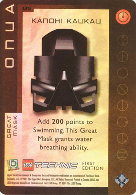 BIONICLE Great Mask Challenge Game Card 175
