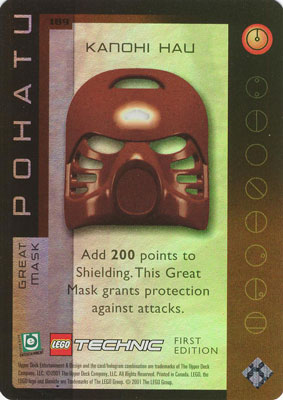 BIONICLE Great Mask Challenge Game Card 189