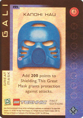 BIONICLE Great Mask Challenge Game Card 195