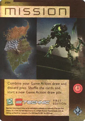 BIONICLE Great Mask Challenge Game Card 201