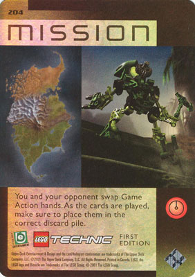 BIONICLE Great Mask Challenge Game Card 204