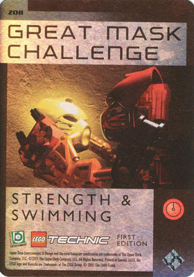 BIONICLE Great Mask Challenge Game Card 208