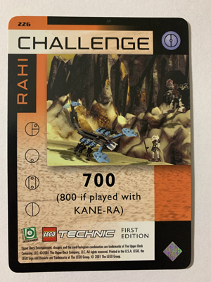 BIONICLE Great Mask Challenge Game Card 226