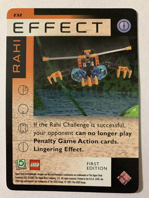BIONICLE Great Mask Challenge Game Card 232