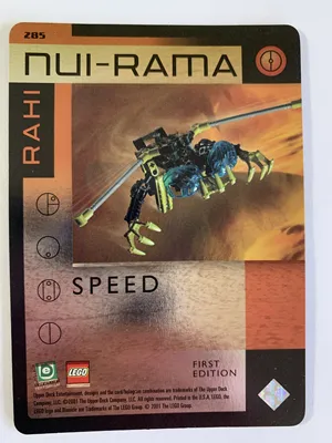 BIONICLE Great Mask Challenge Game Card 285