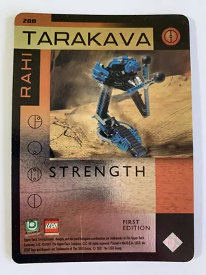 BIONICLE Great Mask Challenge Game Card 288