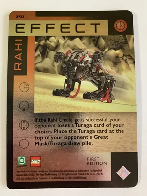 BIONICLE Great Mask Challenge Game Card 297
