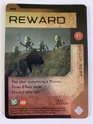 BIONICLE Great Mask Challenge Game Card 304