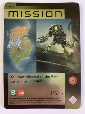 BIONICLE Great Mask Challenge Game Card 306