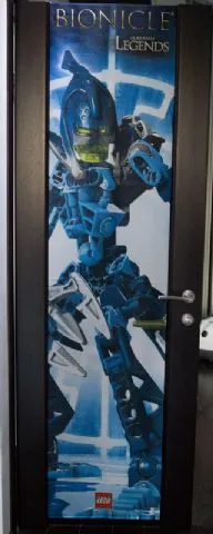 Display Flag Cloth, BIONICLE Glatorian Legends Blue