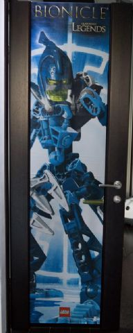 Display Flag Cloth, BIONICLE Glatorian Legends Blue