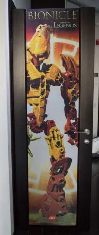 Display Flag Cloth, BIONICLE Glatorian Legends Red