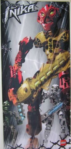 Display Flag Cloth, BIONICLE Inika