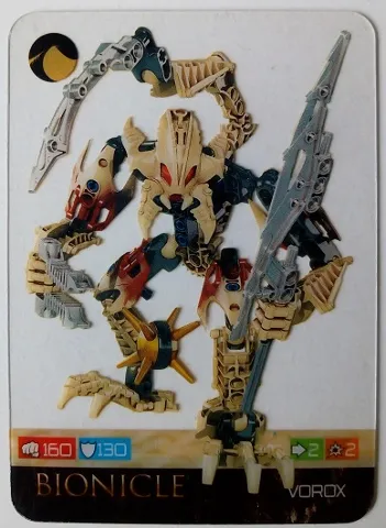 BIONICLE Game Card VOROX 91