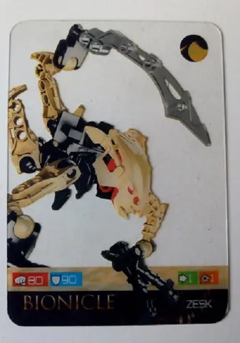 BIONICLE Game Card ZESK 96