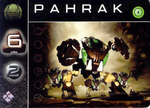 BIONICLE The Bohrok Awake Card - Pahrak 1