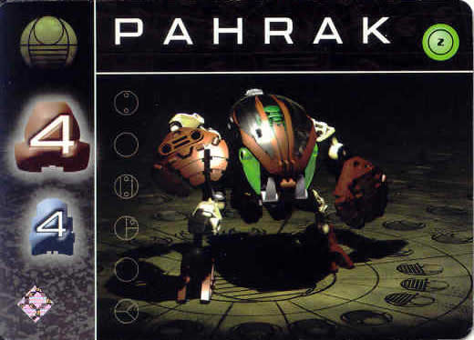 BIONICLE The Bohrok Awake Card - Pahrak 2