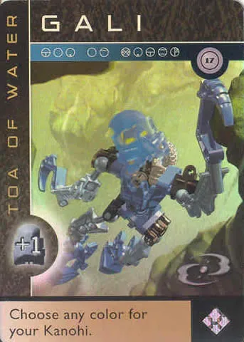 BIONICLE The Bohrok Awake Card - Gali 17
