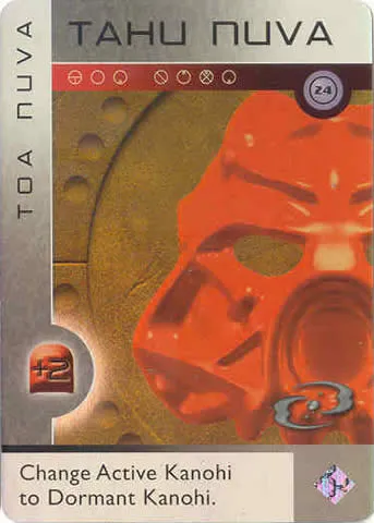 BIONICLE The Bohrok Awake Card - Tahu Nuva 24