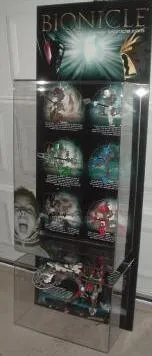 Display Assembled Set, Wall Display for Rahkshi (shows 8587, 8588, 8589, 8590, 8591, 8592, 8593, 8596)